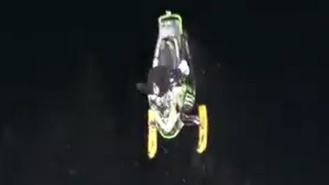 FIRST EVER Snowmobile Front Flip!