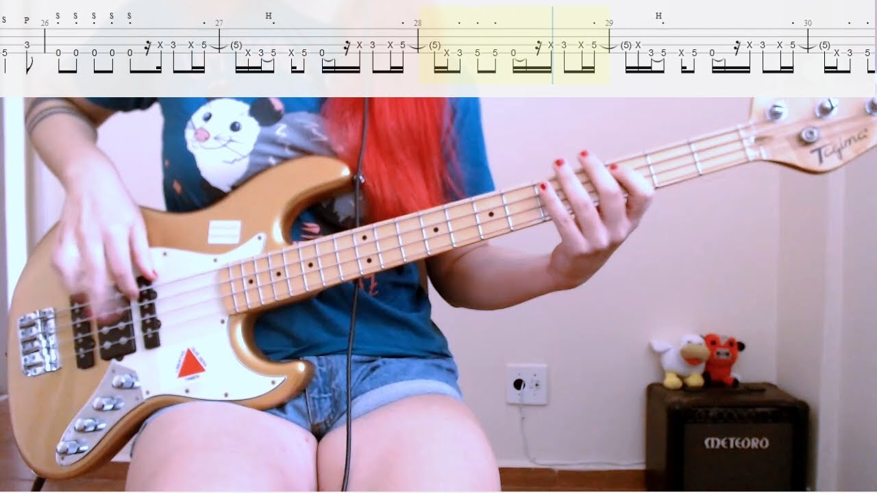 Rage Against The Machine - How I Could Just Kill A Man (Bass Cover With Tabs)