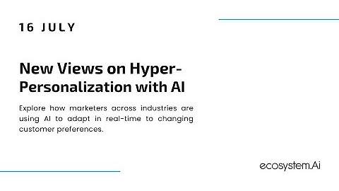 New Views on Hyper Personalization