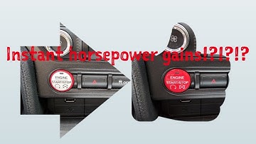 Ford Mustang GT350 Red Push Button on Performance Pack GT