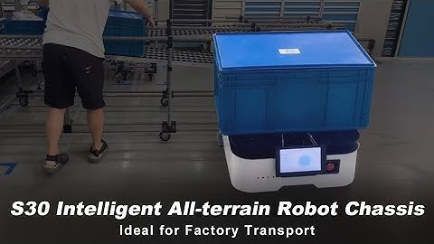 S30 All-Terrain Indoor Robot Chassis | 100KG Load, Collision Prevention, Autonomous Navigation