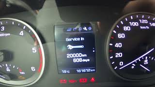 How to Change Units via Speedometer Display in Hyundai Tucson III ( 2015 – 2020 )