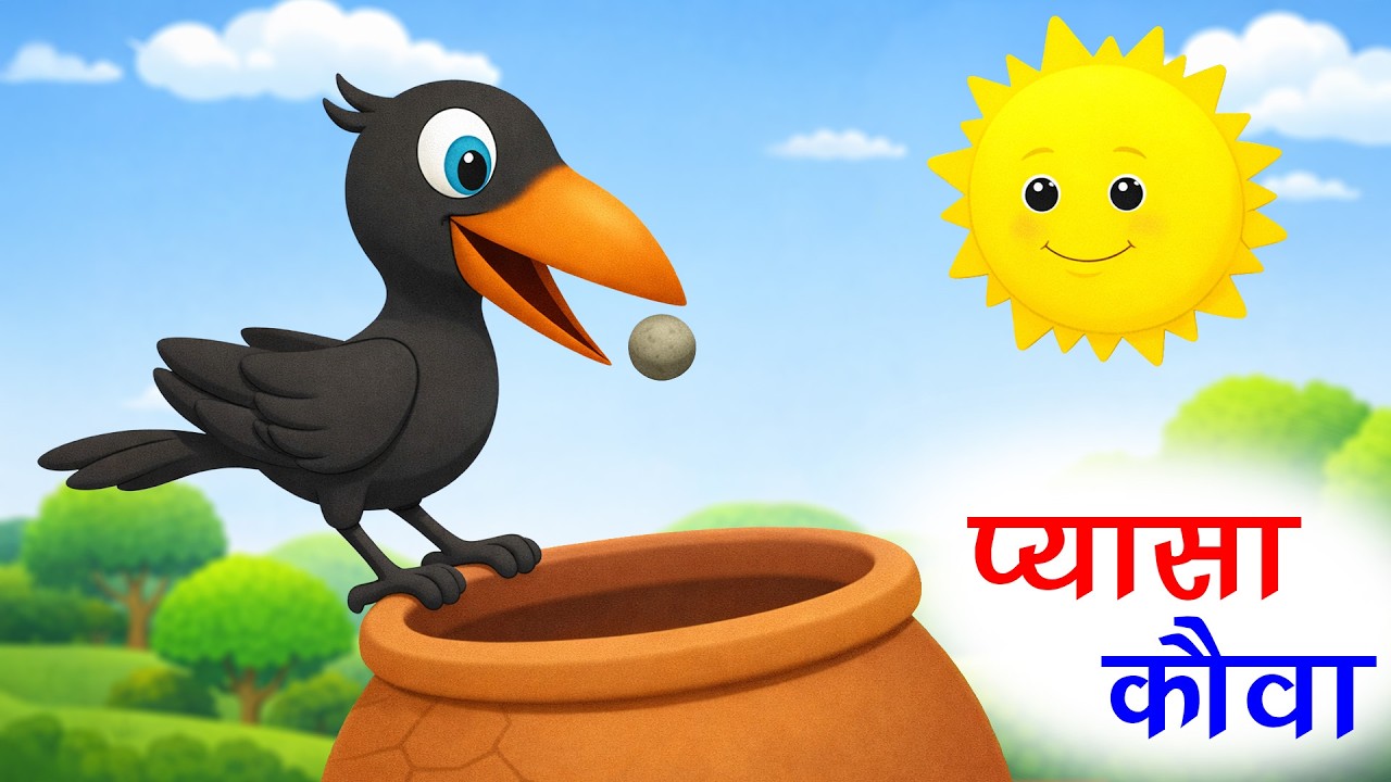 Ek Kauwa Pyasa Tha | एक कौवा प्यासा था + Many More Popular Rhymes For Kids | Hindi Rhymes