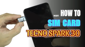 How to Install a SIM Card to TECNO SPARK 30 | Nano SIM Cards & SD Card
