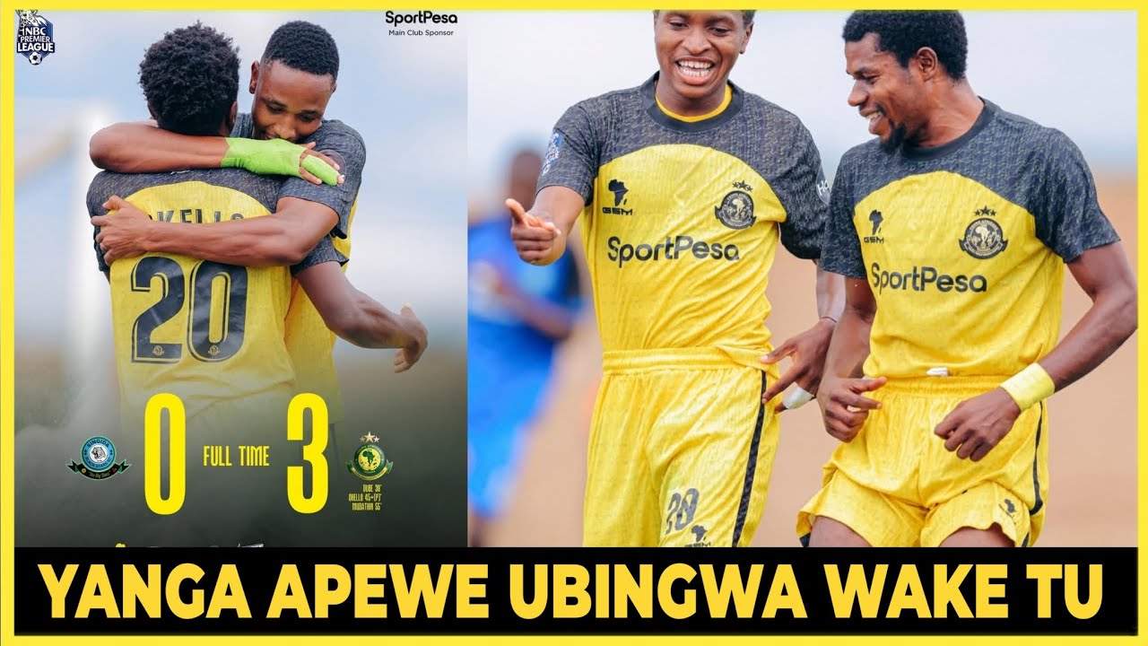 YANGA IMEWAACHA MBALI SANA SIMBA, WAPEWE TU UBINGWA WAO.