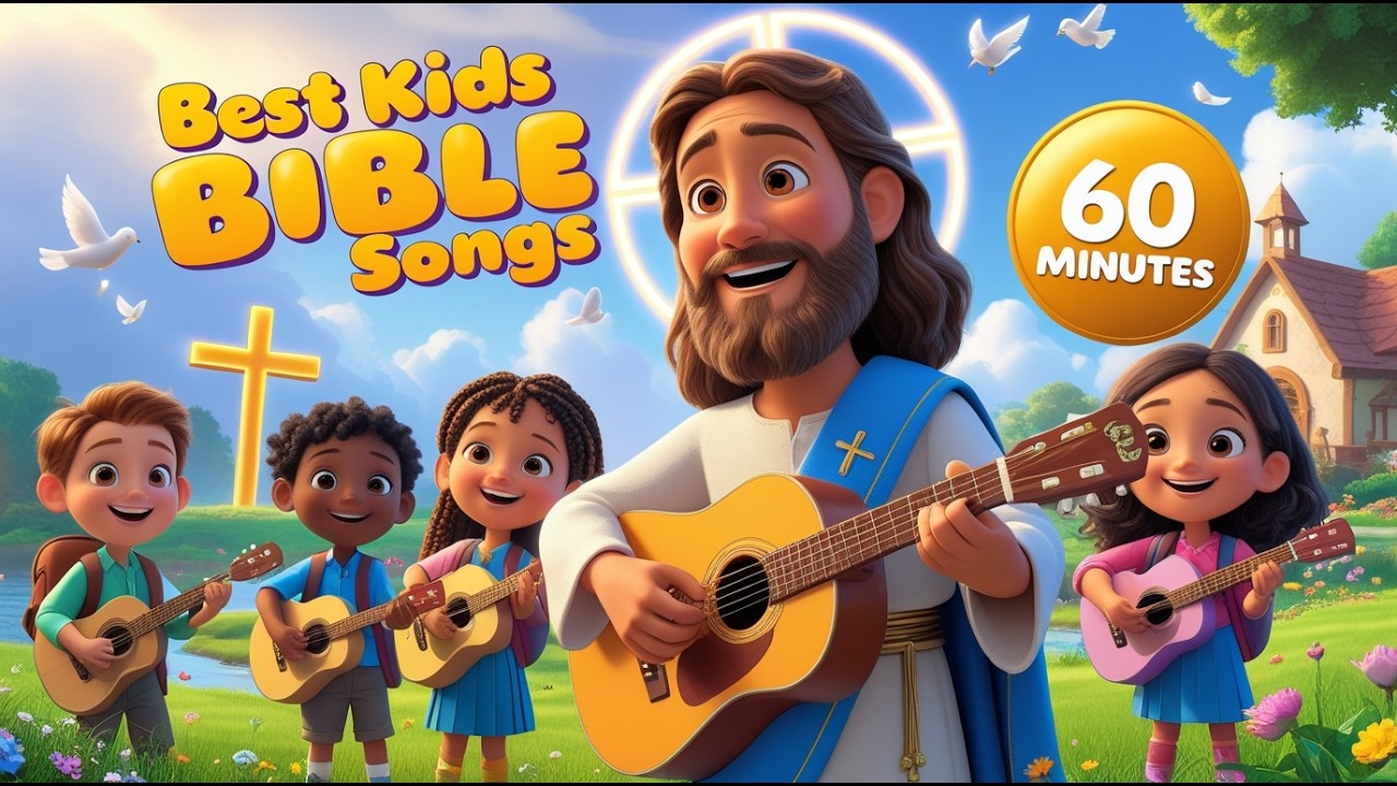 60 Min of Best Kids Bible Songs | New Happy Christian Music for ...