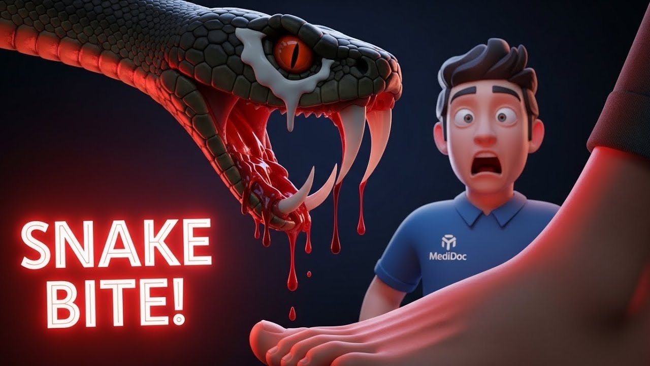Snake Bite Emergency Management - Symptoms - Causes - Diagnosis - Management 