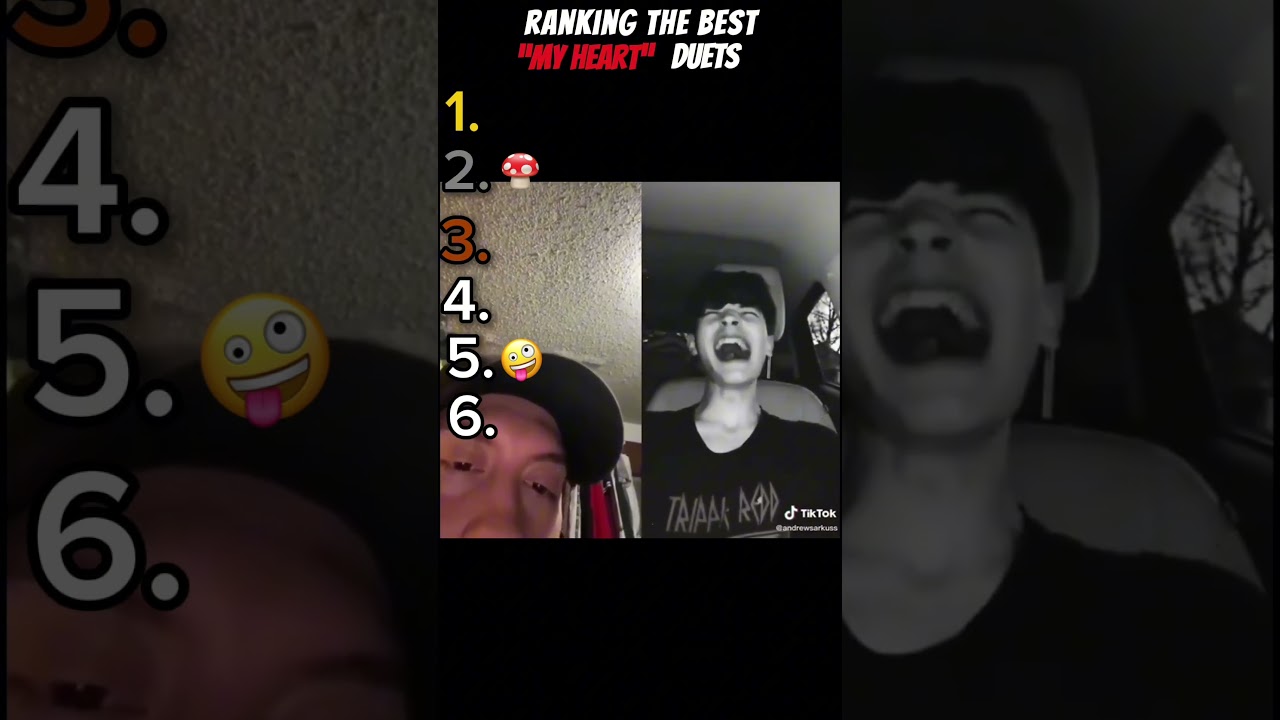 Ranking the best “my heart” meme duets ! #funny #memes #humor