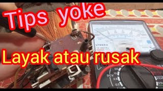 Cara mengukur yoke tv tabung layak atau tidak#tutorial #deflection