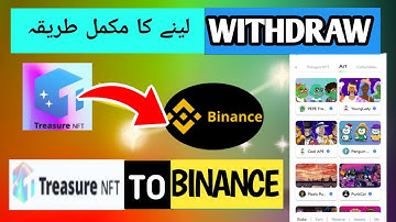 How to attach withdraw adress in Treasure NFT  / Binance or OKX me withdraw leny ka Mukml tareqa