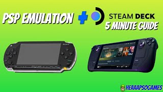 Steam Deck PSP Emulator 5 Minute Tutorial PPSSPP