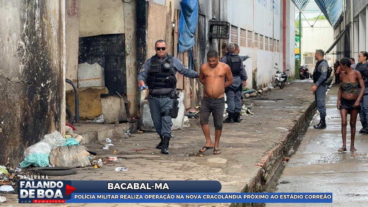 POLÍCIA MILITAR REALIZA OPERAÇÃO NA NOVA CRACOLÂNDIA PRÓXIMO AO ESTÁDIO CORREÃO