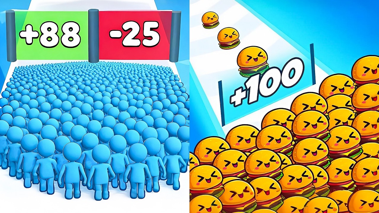 ULTIMATE RACE! Food Run vs Count Masters 💣 MAX LEVELS UNLOCKED (NEW UPDATE)