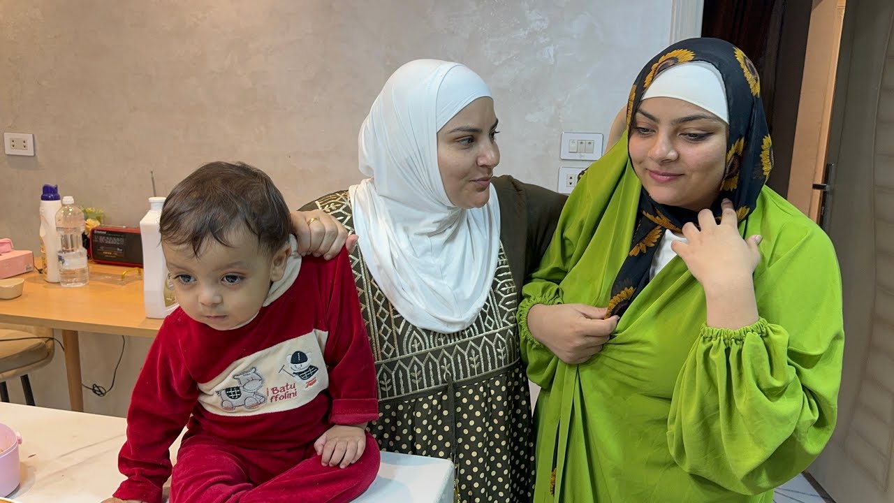 اول مره تعمل معاي روتين هي وابنها وطردتهم