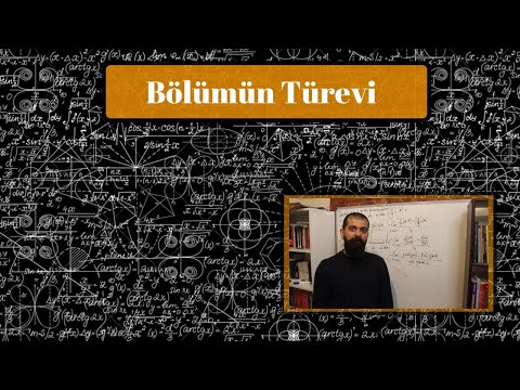 Video: Bir bölümün türevi nedir?