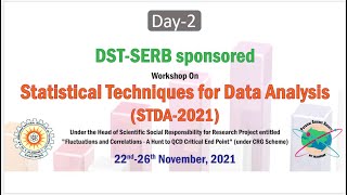 Day 2 | Statistical Techniques for Data Analysis | STDA-2021 | NITJ