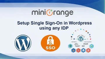 What is WordPress Single Sign-on | WordPress OAuth OpenID SSO by miniOrange