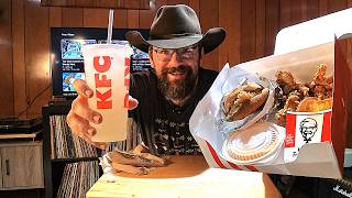 KFC New Hot Ranch Big Box ! Wings+Sandwhich Review