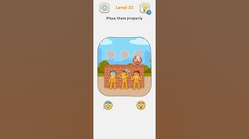 Displace It: Brain Riddle 🌈💯: Level #32 Gameplay (Android, iOS) #Shorts #PlayGo!