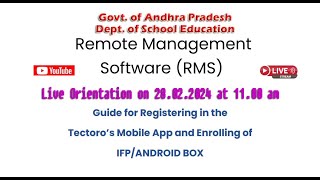 Orientation programme  on Remote ManagementSoftware (RMS) on 28.02.2024 at 11 am screenshot 1