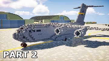 Minecraft C-17 Globemaster III Plane Tutorial Part 2