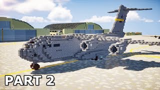 Minecraft C-17 Globemaster III Plane Tutorial Part 2