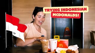 Australian’s try McDonald’s in Bali, Indonesia