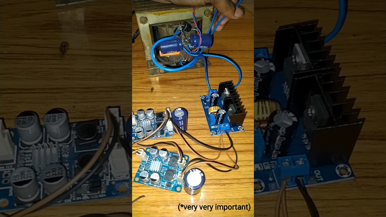 Make quality TPA3118 class D audio amplifier by transformer at home #electricalcircuit #switch more👉