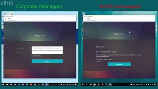 Citrix Trusted vs Untrusted Banking demo - Adaptive Authentication