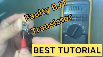 How to test defective BJT transistor using digital tester /BEST TUTORIAL#electronics #technology