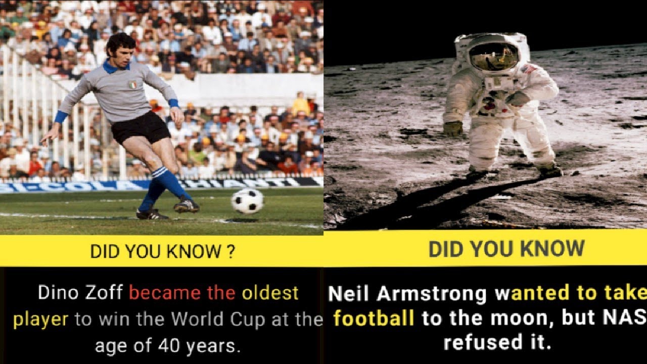 Amazing football facts , You should know top football facts, YouTube