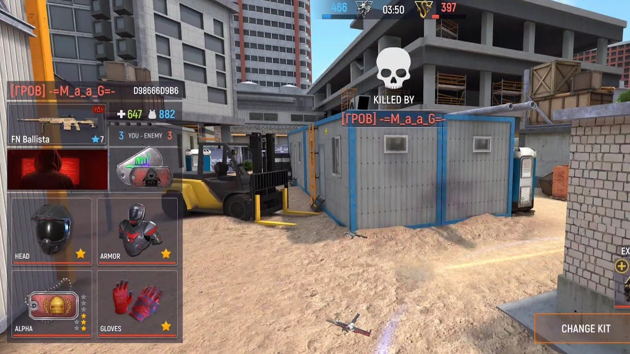 Modern Ops 🌐POINT CAPTURE🌐 SNIPER FN Ballista [ГРОВ] -=M_a_a_G=-