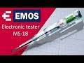 EMOS Electronic Tester MS-18 review