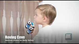 RovingCove Stair Banister Guard 10ft x 3ft