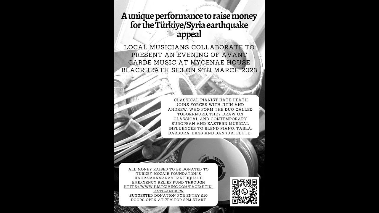 Rehearsal for fundraising concert on 9th March 2023