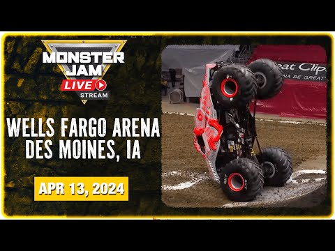 MONSTER JAM DES MOINES, IA (FULL EVENT) | APRIL 13, 2024 | STADIUM SERIES WEST