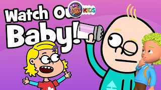 ⭐Review⭐ Siblings  Baby Song | Watch out baby be careful   taking care | Hooray Kids
