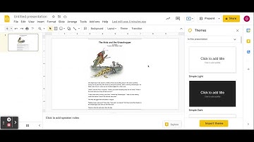 Adding Audio to Slides