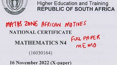 Mathematics N4 NOVEMBER 2022 FULL PAPER MEMO NATED ENGINEERING @mathszoneafricanmotives