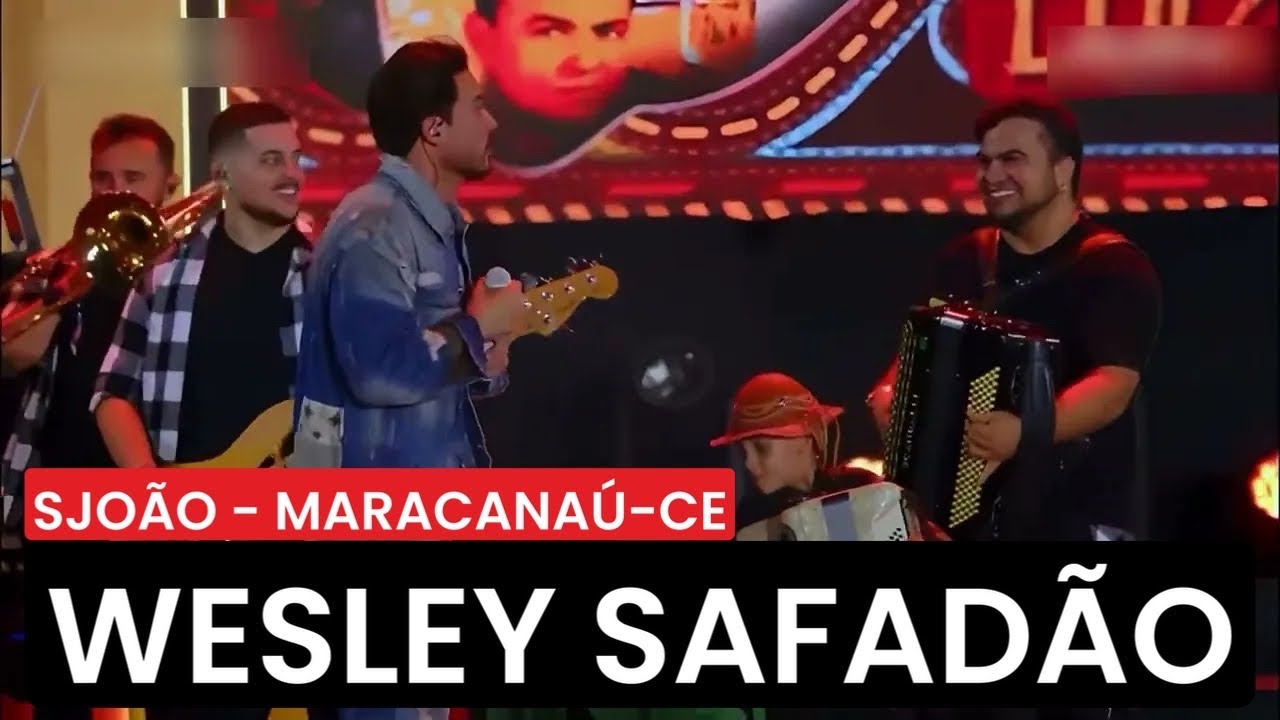 Wesley Safadão chama o pequeno Sanfoneiro Elias para tocar no palco do São João de Maracanaú - Ce