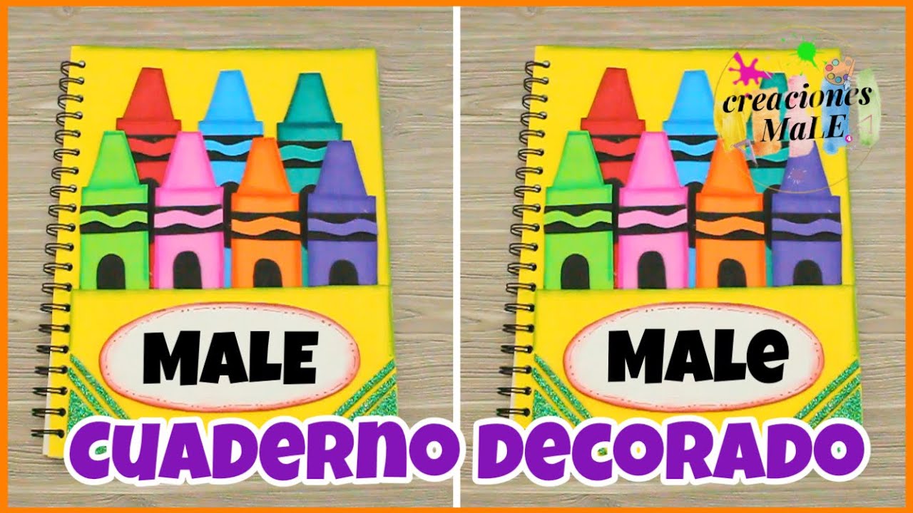 CUADERNO DE CRAYOLAS || BACK TO SCHOOL || DIY