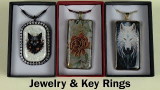 Jewelry and Key Rings - Crafting Custom Jewelry & Key Rings: Bezels, Tattoos, and More!