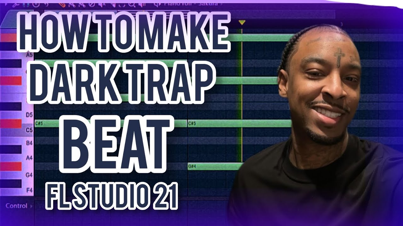 How to make a DARK trap beat on fl studio 21 for 21 savage - YouTube