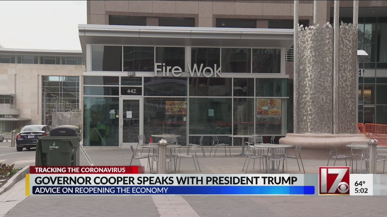 Gov. Cooper speaks with President Trump