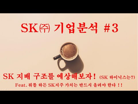   SK 지주 기업 분석 3 SK 지주 지배 구조가 어떻게 될까 SK텔레콤 신설회사와 합병 가능 SK텔레콤 자사주 소각의 의미