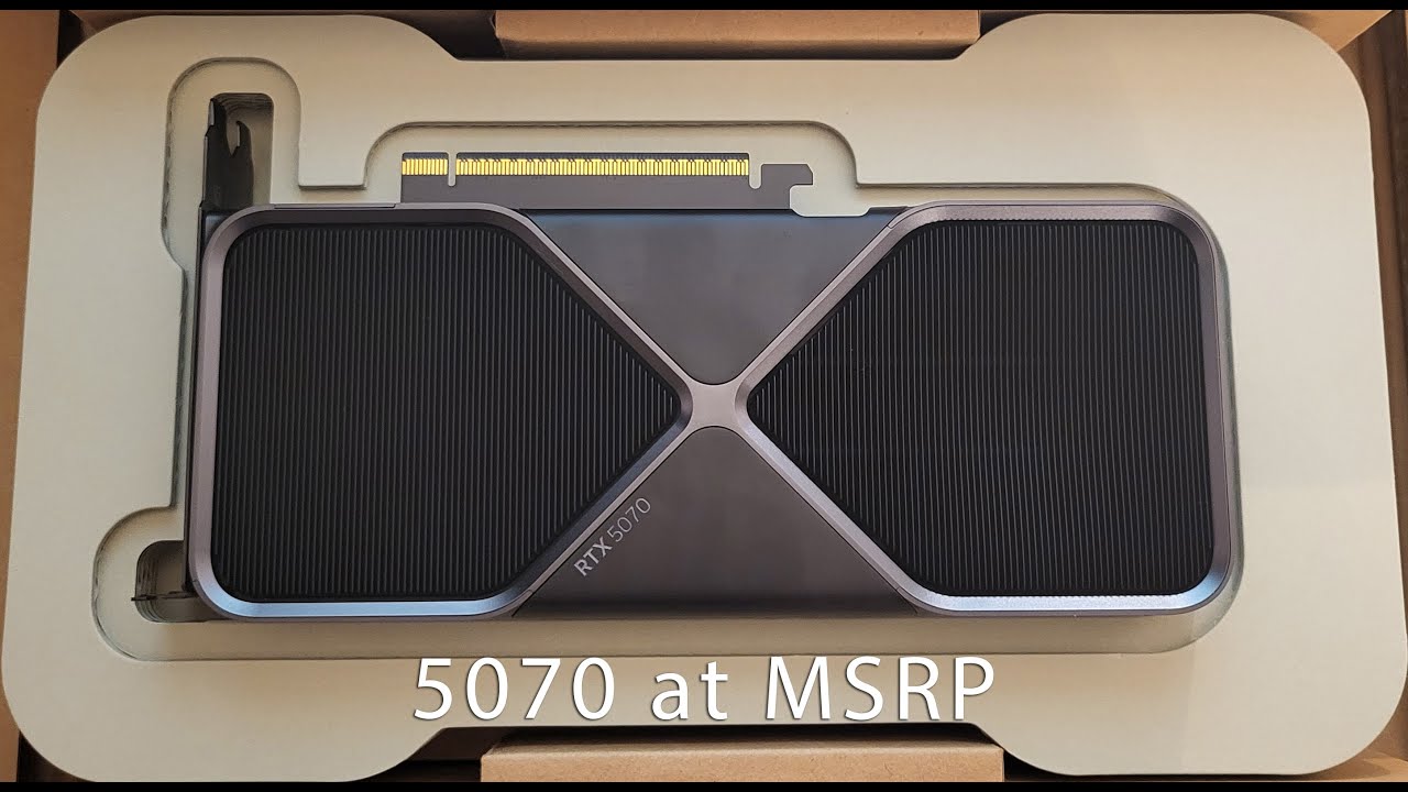 RTX 5070 Founders Edition | Unboxing & Installation - YouTube