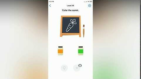 Easy Game - Color the carrot - Level 48 solution