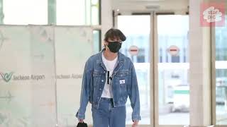 BTS 정국 '오늘도 눈부신 황금막내!' [STARPIC] / BTS Jungkook Departure - at Incheon Airport 20230408 #youtube #jk