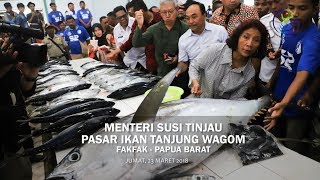 [EVENT] Menteri Susi Tinjau Pasar Ikan Tanjung Wagom