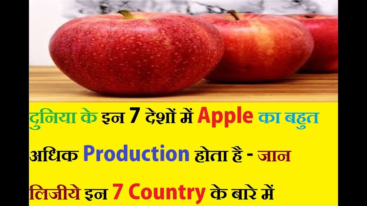 Top 7 Largest Apple Producing Countries In The World ! Most Apples